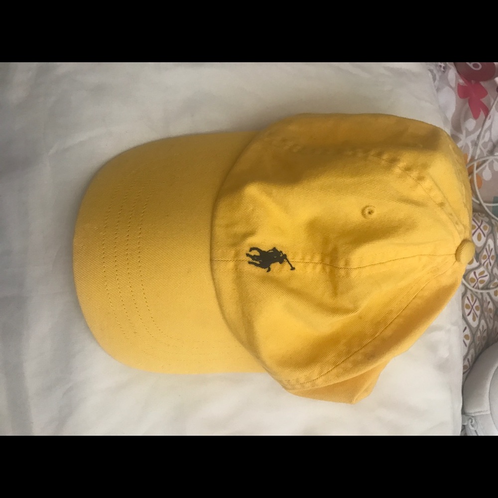Bright yellow Polo Ralph Lauren Hat